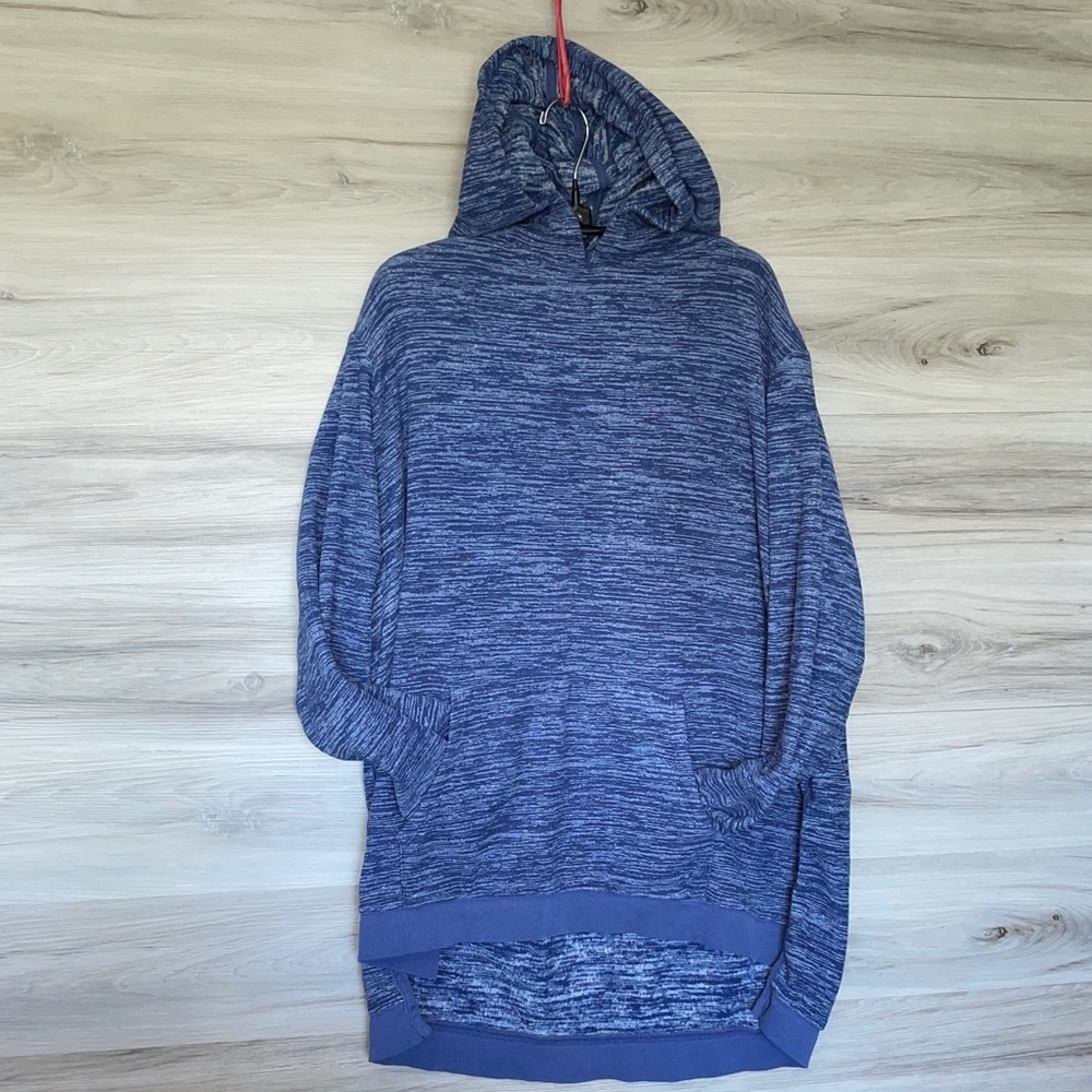 EUC- Woman Within Hooded Fleece Pullover, L